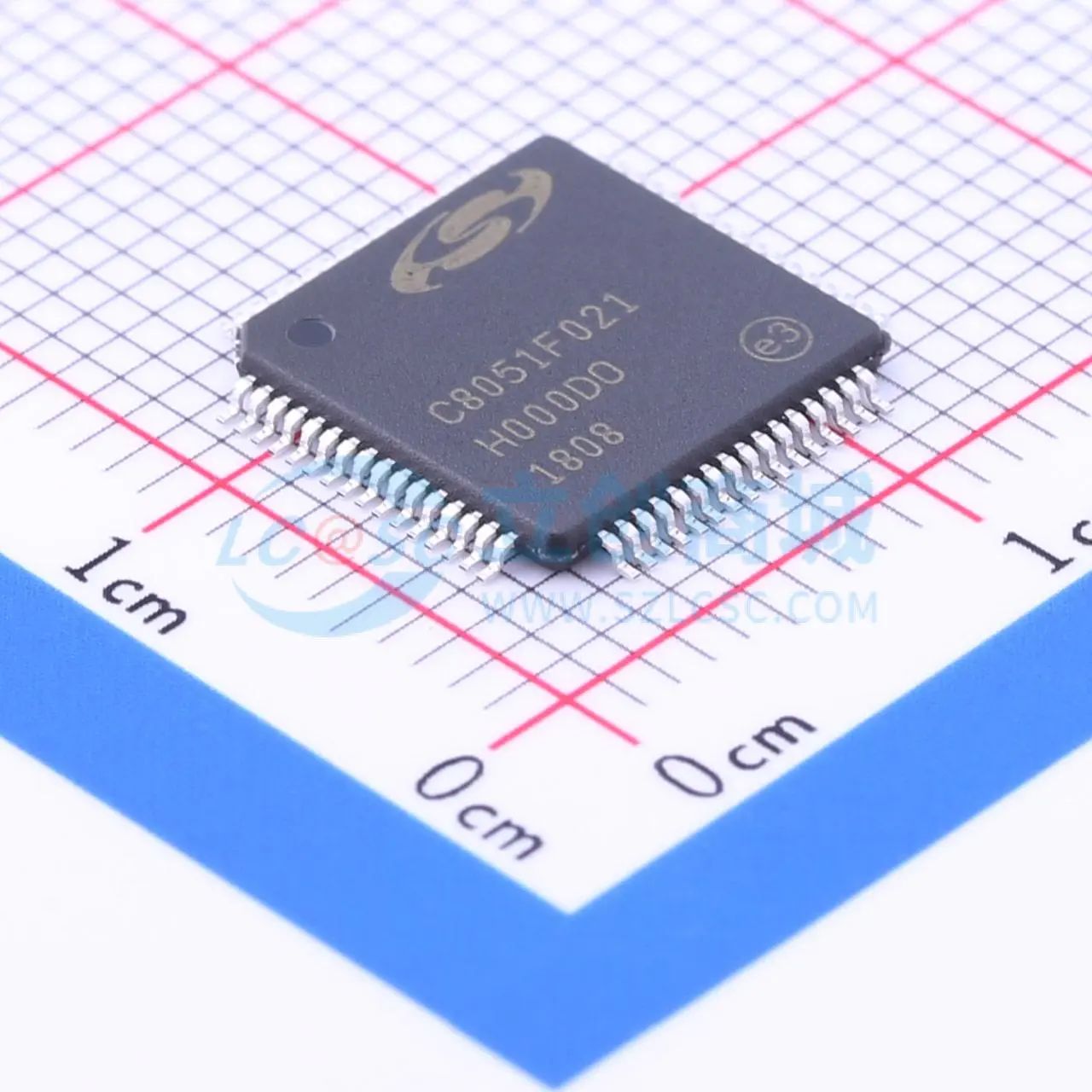 原装正品 C8051F021-GQR 封装TQFP-64(10x10) 单片机(MCU/MPU/SOC