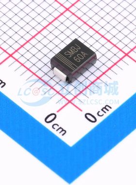 原装正品 SMBJ60A 封装SMBG 静电和浪涌保护(TVS/ESD)