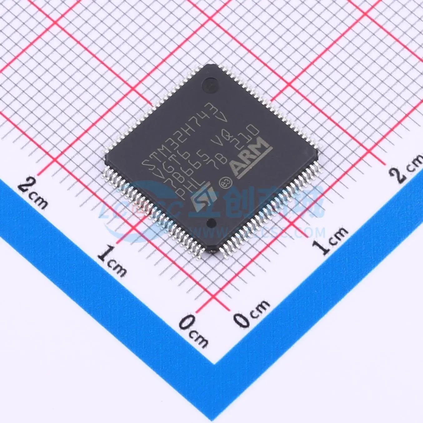 原装正品 STM32H743VGT6 封装LQFP-100(14x14) 单片机(MCU/MPU/SO