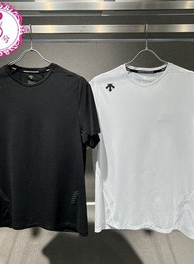 DESCENTE迪桑特2025夏季男士运动速干吸湿透气短袖T恤D5231RTS45