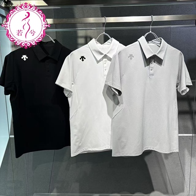 DESCENTE迪桑特2026夏季男士综训TOUGH速干短袖POLO衫D6231TPS57