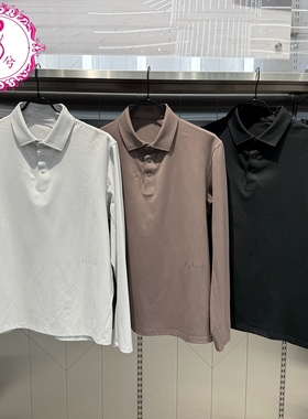 DESCENTE迪桑特秋季DUALIS都市通勤男士长袖POLO衫D4331DPL89