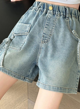 女童牛仔短裤夏季薄款