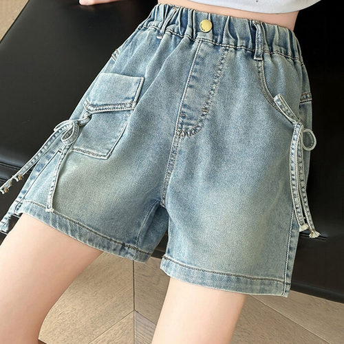 女童牛仔短裤夏季薄款
