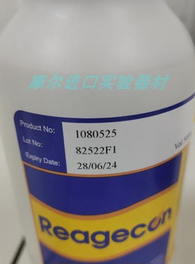 Reagecon PH校准液 PH8.00缓冲液 1080525 仪器校正标准品 原装