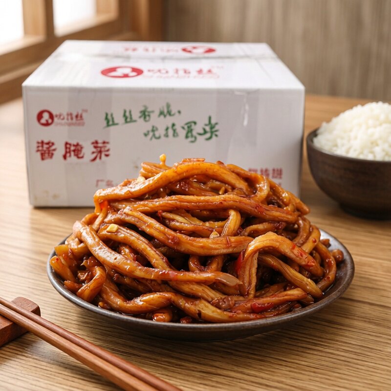 广西香辣酱木瓜丝丁酱菜爽口菜木瓜条干小菜咸菜开胃菜10斤下饭菜