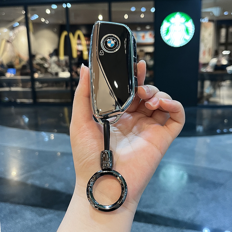 适用宝马钥匙套X3五X1系x5L新5系3系530li X7系i5/iX1车扣X2壳男