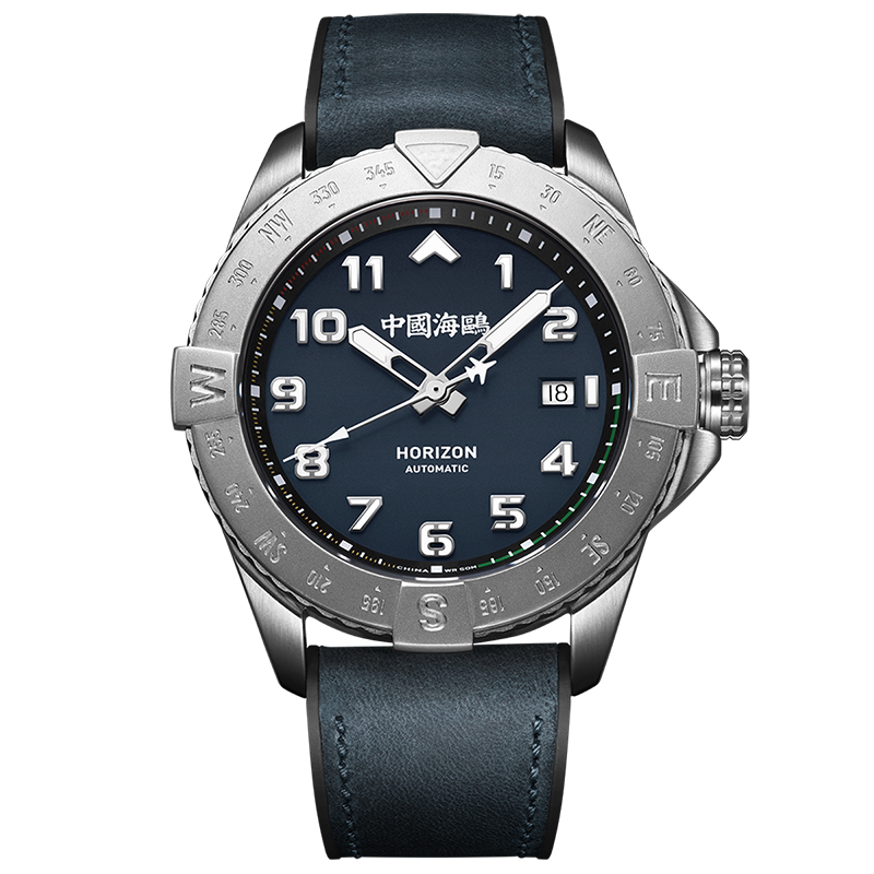 Seagull海鸥手表男自动机械表计时天际系列罗盘飞行员1123