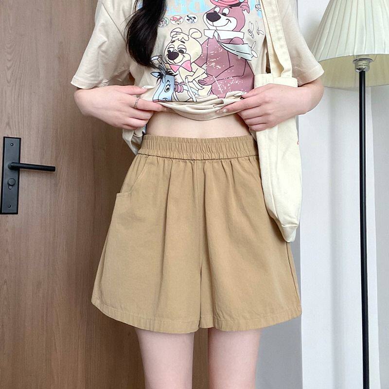女童夏薄款工装阔腿运动短裤