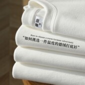 加厚内搭保暖上衣重磅长袖 300g双面德绒打底衫 男女圆领秋冬季 t恤