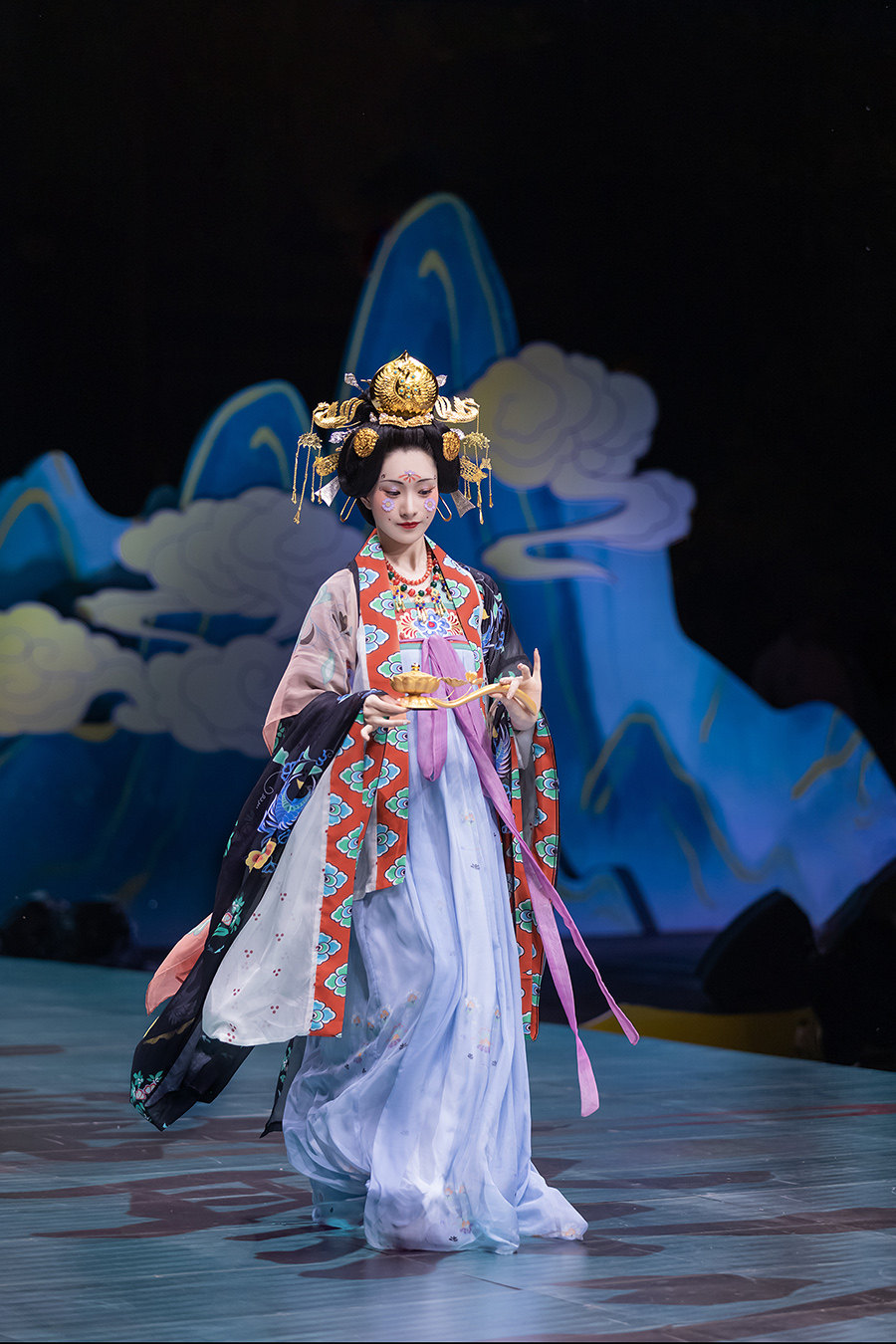 【鹤庐】汉服——敦煌壁画复原唐代供养人华裳秀款——【贵霜】