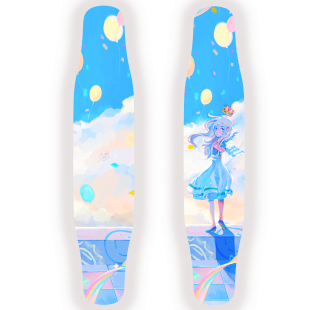 逆山九梦专业长板滑板儿童女生成人通用舞板平花dancing全能轻弹