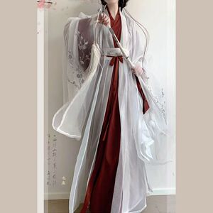 原创【梨花亭】新款大袖直裾汉服重工刺绣国风日常清冷风超仙套装