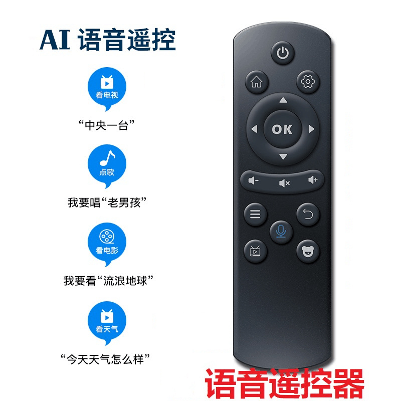 智能语音蓝牙遥控器遥控板适用于MEGO美高G20X G20S投影机投影仪