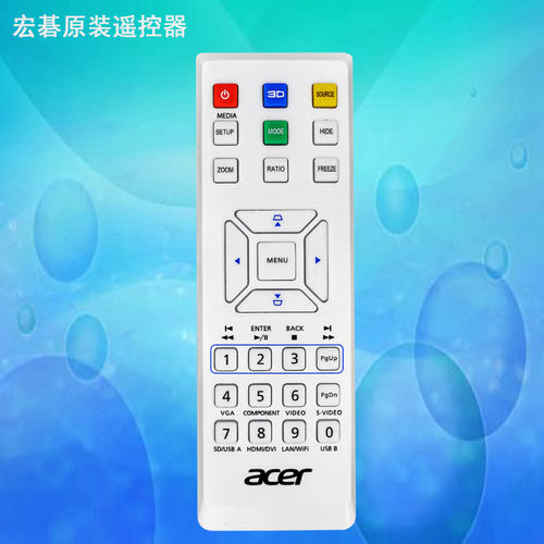 ACER宏碁宏基原装H5380BD S1383 S1283投影机投影仪遥控器遥控板