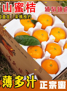 正宗台州临海蜜桔涌泉无核水果
