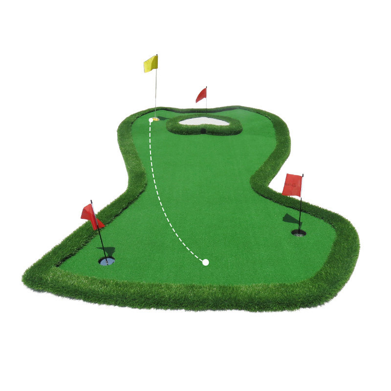 全地形高尔夫果岭B.C.GOLF室内练习毯自带坡度推杆果岭