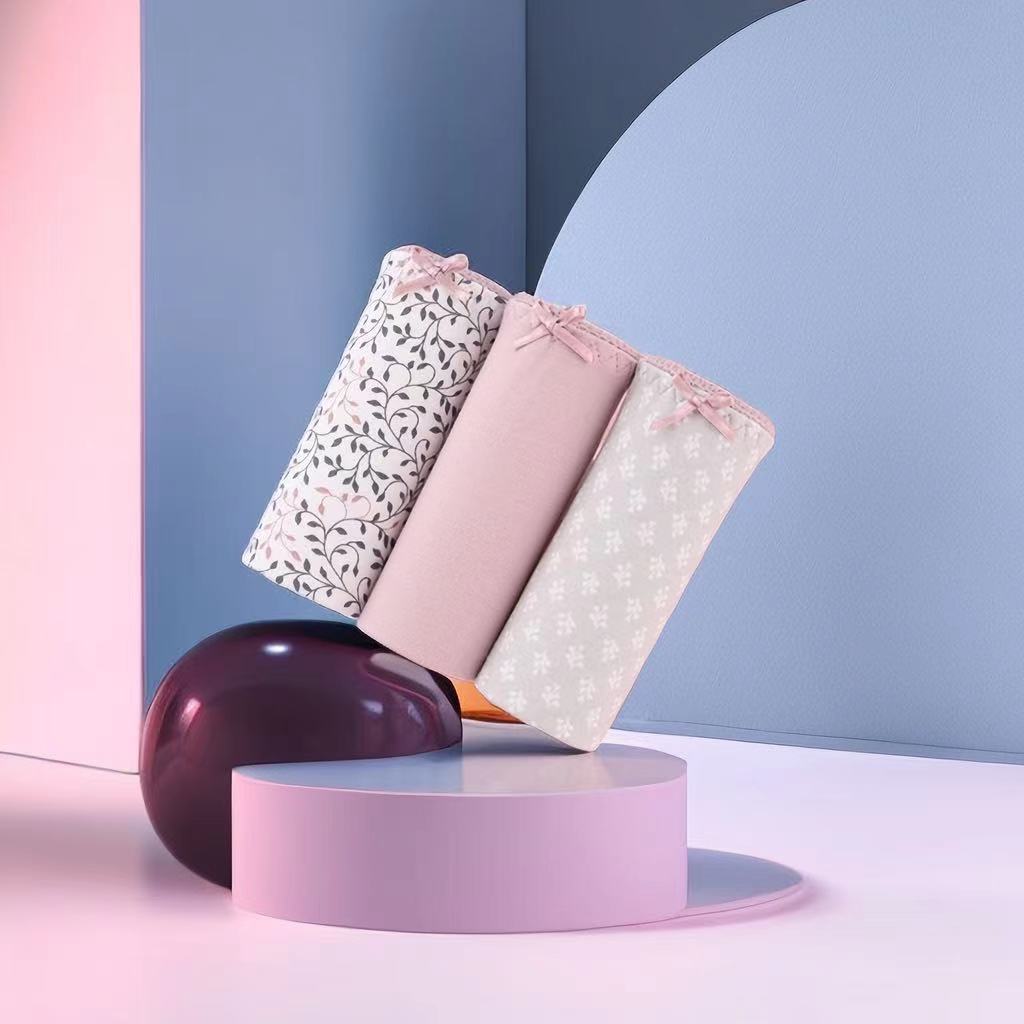 內褲女Deanfun/蝶安芬純棉女短褲