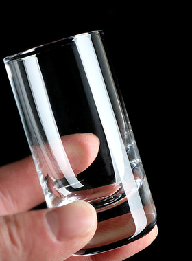 家用水晶玻璃白酒杯 shot子弹杯直身一口杯吞杯 50ml一两小烈酒杯