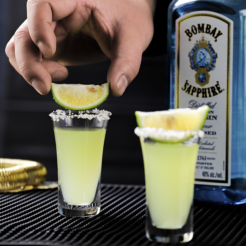 krosno进口晶质玻璃烈酒杯家用一口杯白酒杯龙舌兰酒杯子弹杯套装