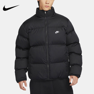 Nike耐克男子2023冬季新款户外保暖运动休闲立领棉服外套FB7369