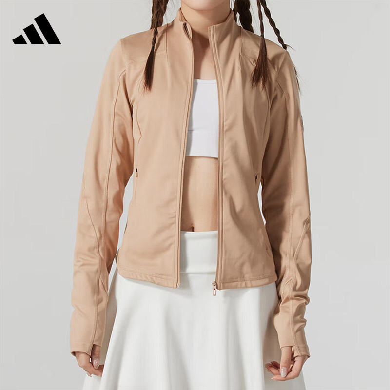 Adidas阿迪达斯外套女子运动夹克休闲潮上衣健身训练外套KC0968