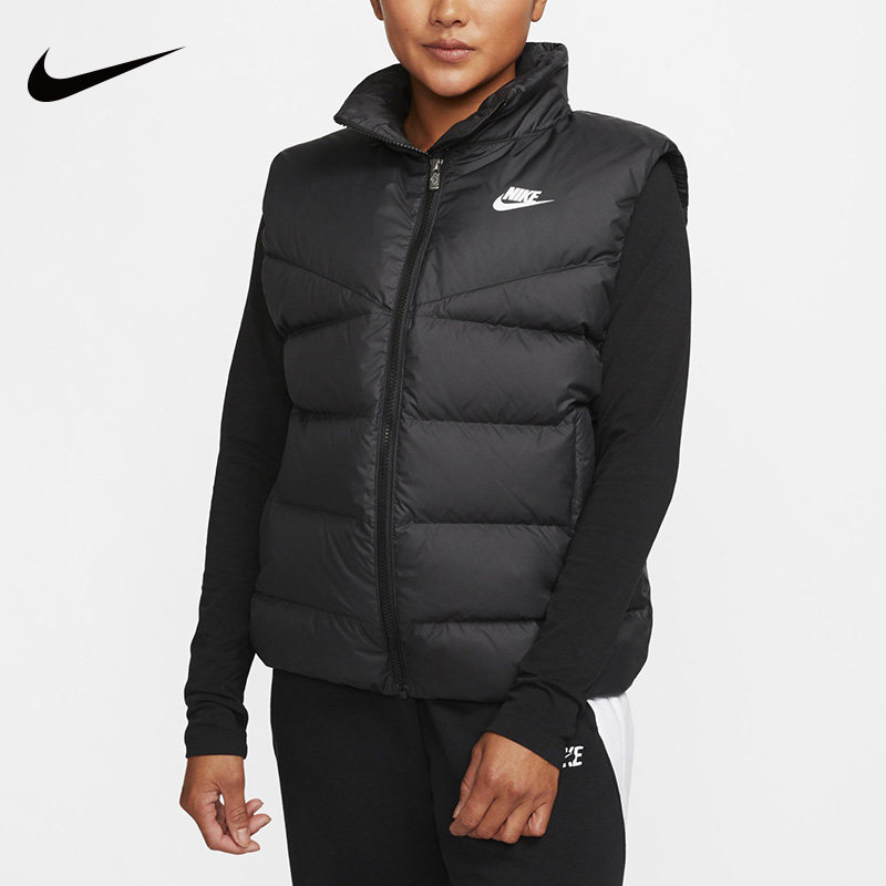 耐克马甲Nike保暖立领