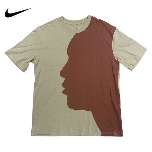 Nike耐克2024秋季新款Jordan女子时尚撞色透气宽松短袖T恤FB5141