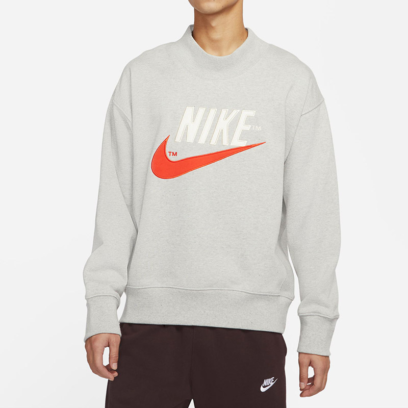 Nike耐克卫衣男2022春季复古刺绣