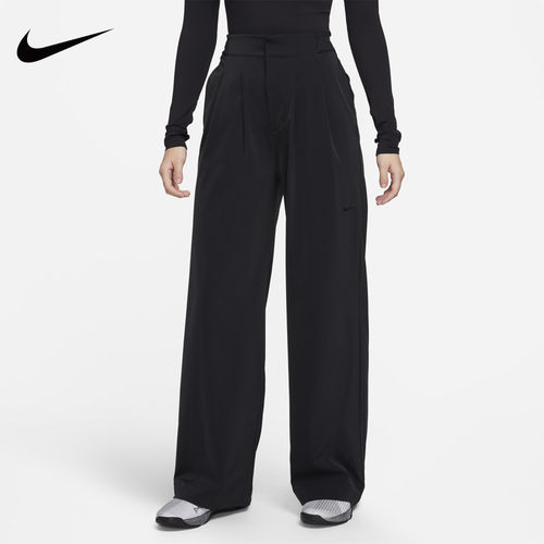 NIKE耐克宽松直筒裤女裤2024秋季新款时尚休闲百搭长裤子FQ2167