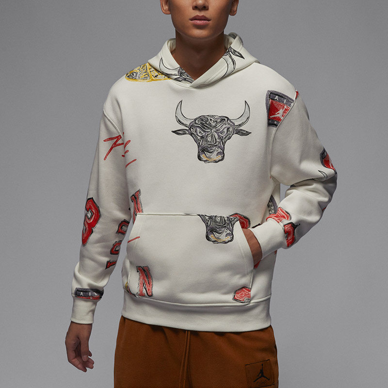 Nike耐克卫衣男休闲运动服JORDAN篮球训练跑步连帽套头衫FN4546