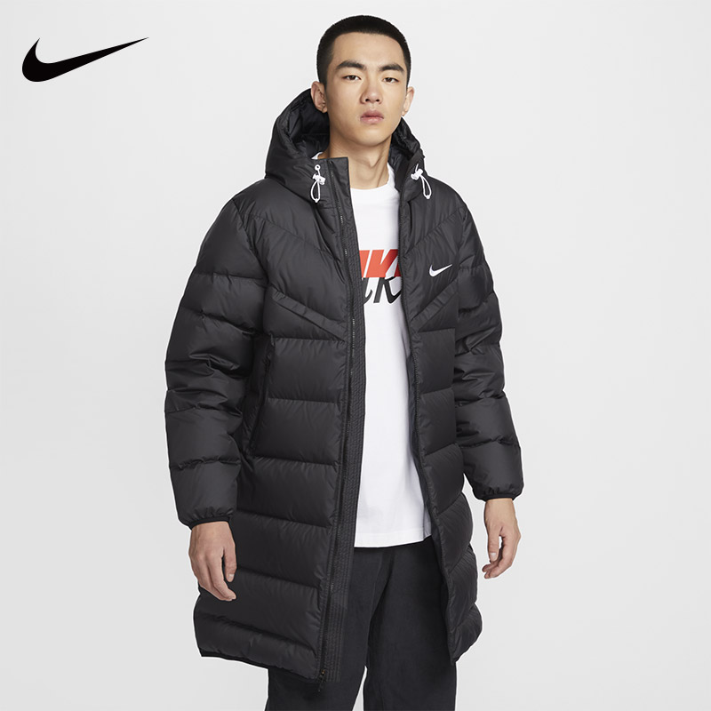 NIKE耐克长款羽绒服男女2024冬季新款防风风行者运动服外套HQ4185