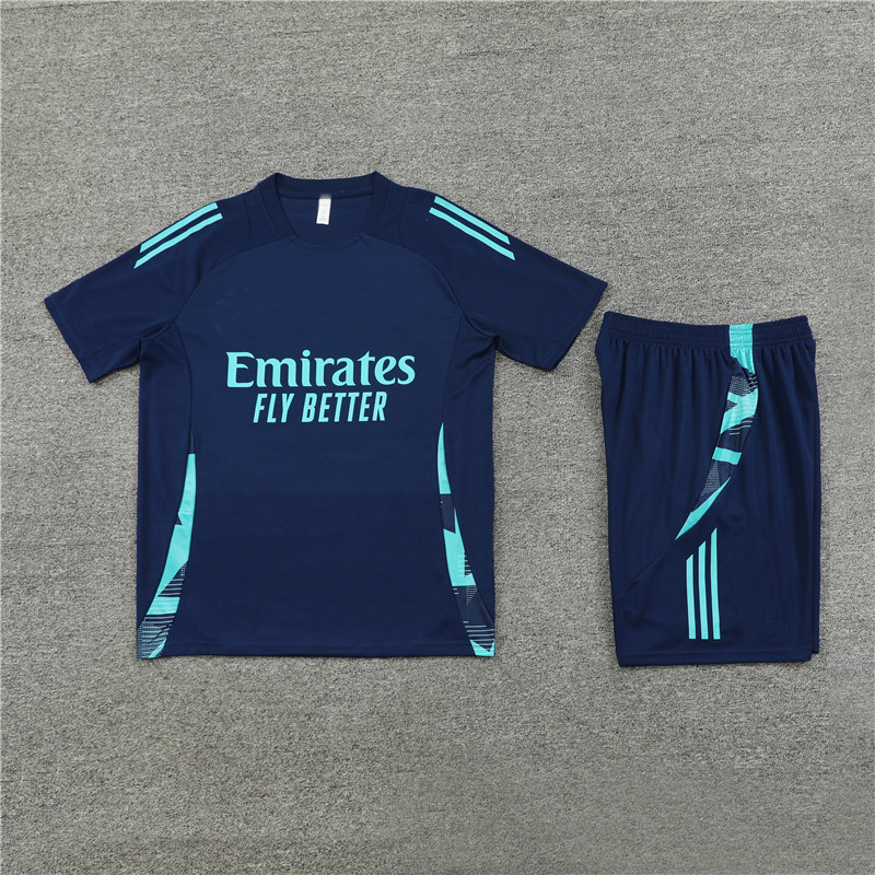 thumbnail for Sweat-absorbing and breathable personalized football uniform suit men's custom adult short-sleeved football jersey custom-made sports game team uniform