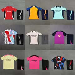 Customized Football Training Uniforms for Adults, Children, Primary School Students and Teenagers, Sweat-Absorbent and Breathable Team Short-Sleeved Football Uniforms