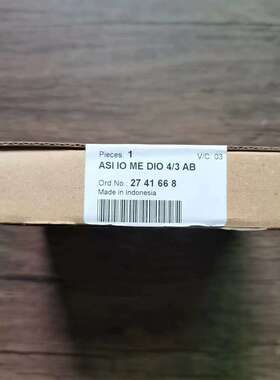 议价未拆封  2741668 ASI IO ME DIO 4/3