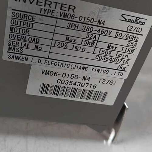 三肯VM06变频器15KW主板，配件，功能完好无维修，实