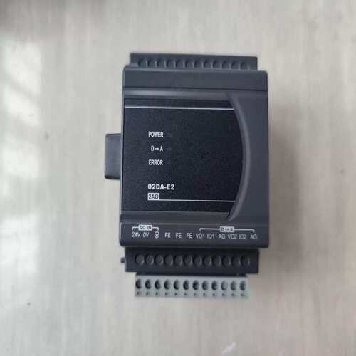 议价PLC扩展模块DVP02DA-E2成色实物图，功能正常~
