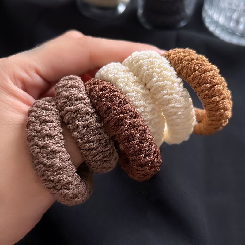 发圈布简约高弹皮筋加粗