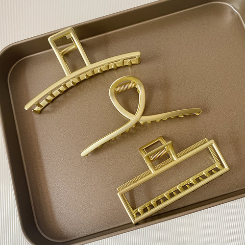 抓夹金属高级感鲨鱼夹