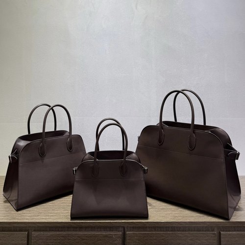 马鞍皮半手缝全钢五金托特包