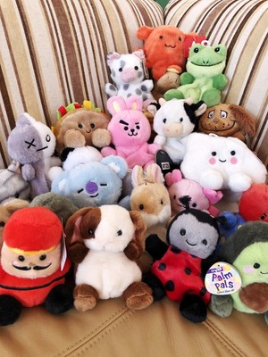 豆袋玩偶带颗粒玩具鸭嘴兽牛油果小象猪树懒企鹅小狗毛绒公仔