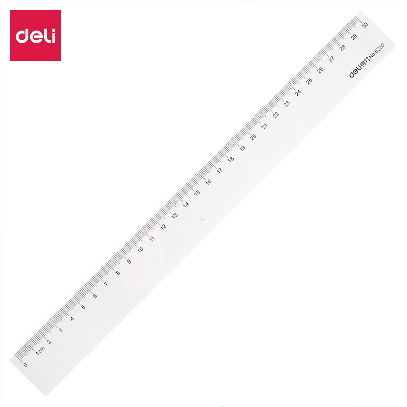 得力6230直尺30CM