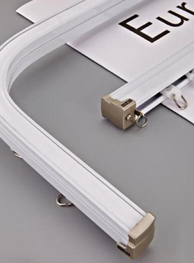 可弯曲窗帘杆阳台窗帘轨道顶装隔帘滑轨侧装U飘窗单双轨窗帘盒