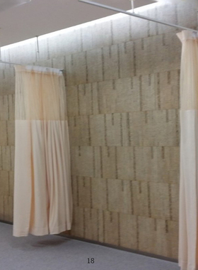 医院诊室围帘美容院隔断帘养老院永久阻燃隔帘遮光医院病床窗帘