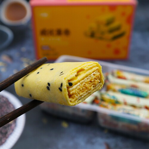 华威花生酱香甜碱味威化饼干