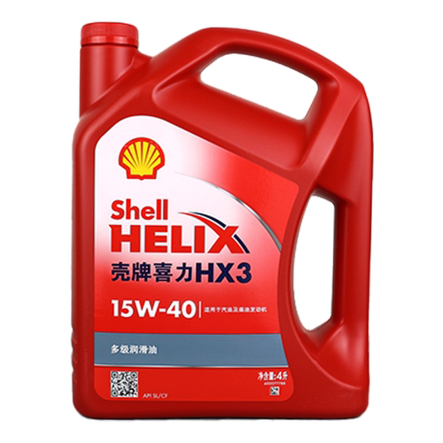 壳牌喜力HX3 15w-40/5w-30多级润滑油4L