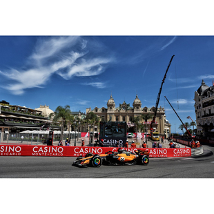 预1:18迷你切迈凯伦MCL39皮亚斯特里特殊涂装2025摩纳哥F1车模型