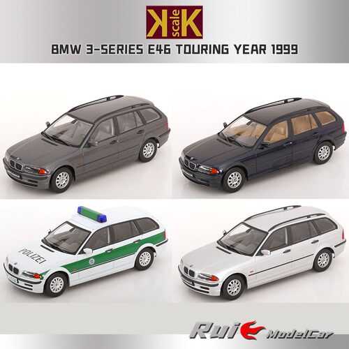 超级特价1:18 KK-Scale 宝马3系E46旅行版1999汽车模型收藏摆件