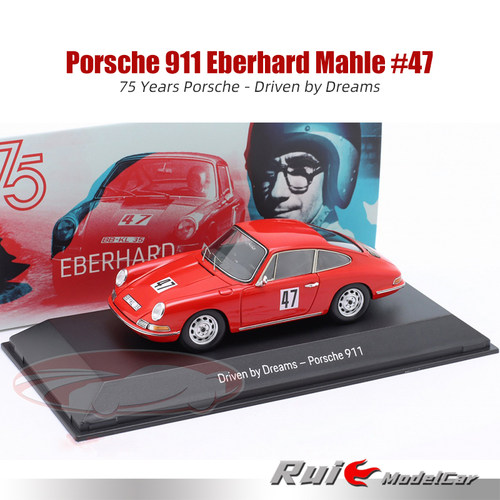 预1:43德国保时捷原厂Porsche 911 Eberhard Mahle #47汽车模型