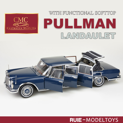 CMC奔驰普尔曼敞篷版合金车模